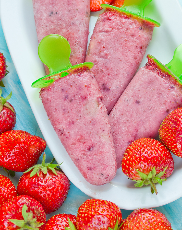 Strawberry Yogurt Popsicles Orchards