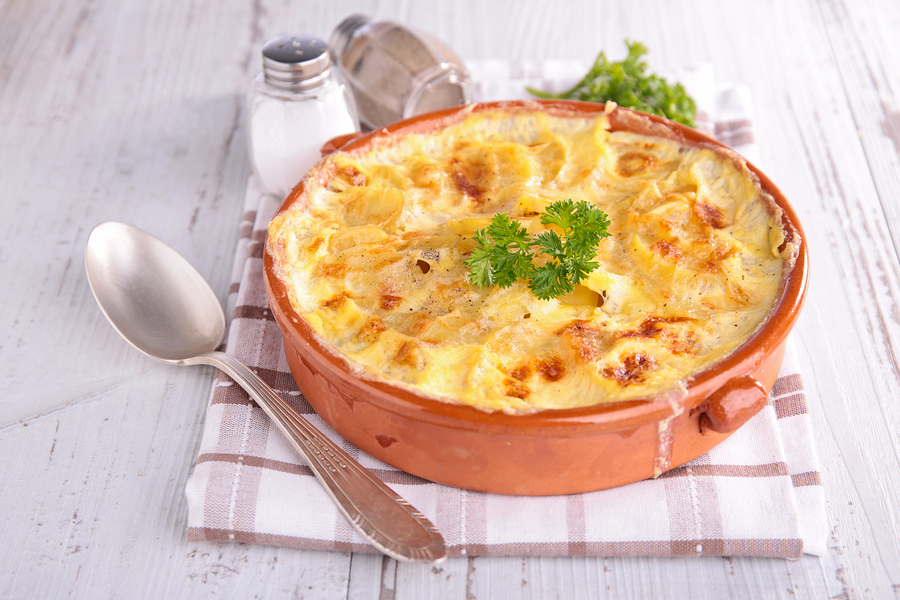 potato gratin with cheese and cream | Bishop's Orchards