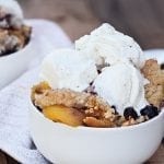 peach and blueberry cobbler recipe